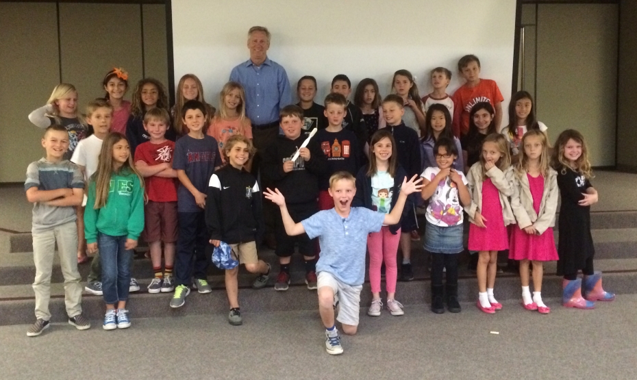 Dr. turner visits canyon vista elementary 