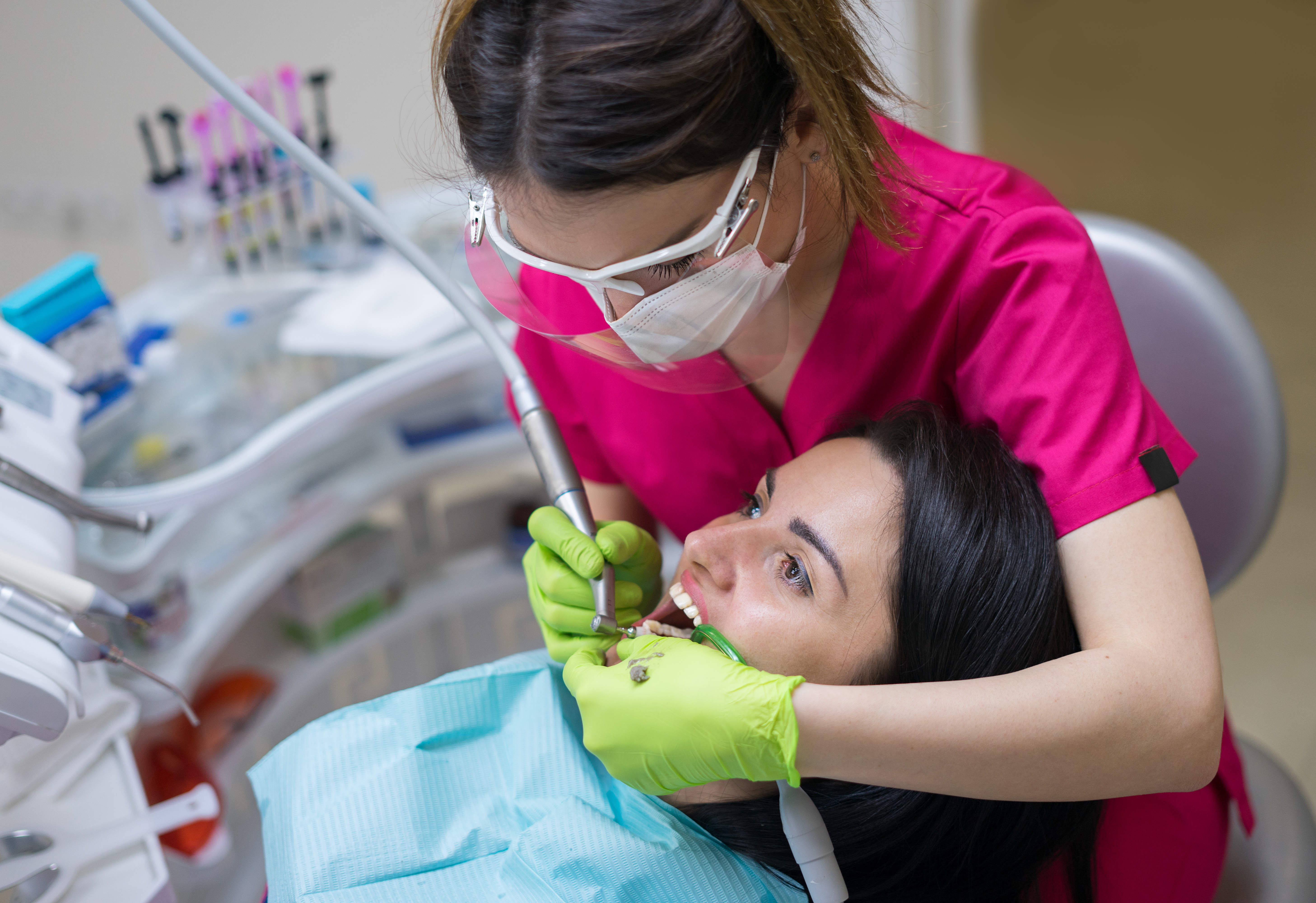 dentist cleaning teeth, Family Dentist Aliso Viejo